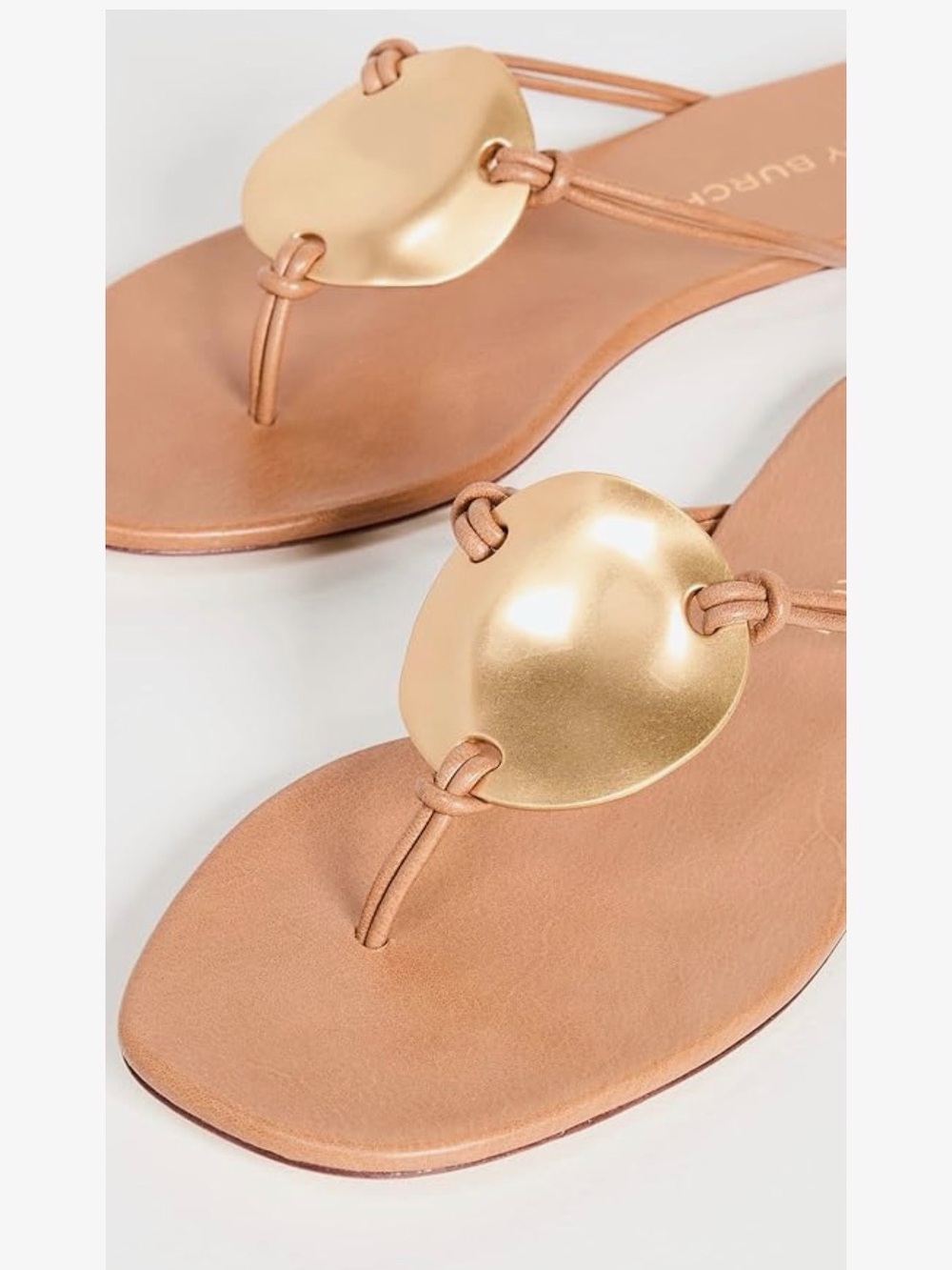 Tory Burch Women's Patos Sandals, Caramel Corn, Tan, 9 Medium US - Picture 3 of 6